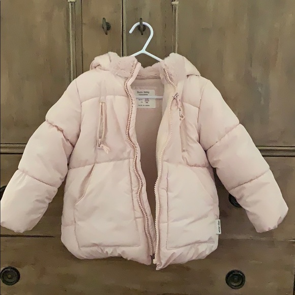 Zara Other - Zara pink puffer winter coat